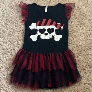 Kids Pirate Costume with Skull and Crossbones